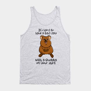 Cute Quokka - Hard to have a bad day Tank Top